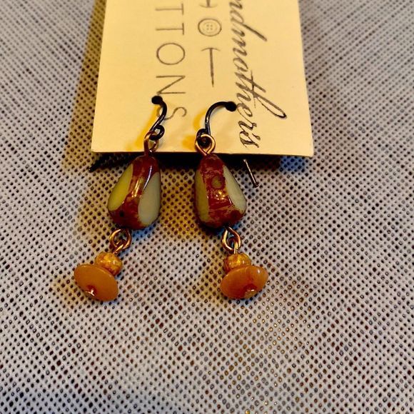 Grandmother's Buttons Jewelry Newearringsfrom Grandmothers